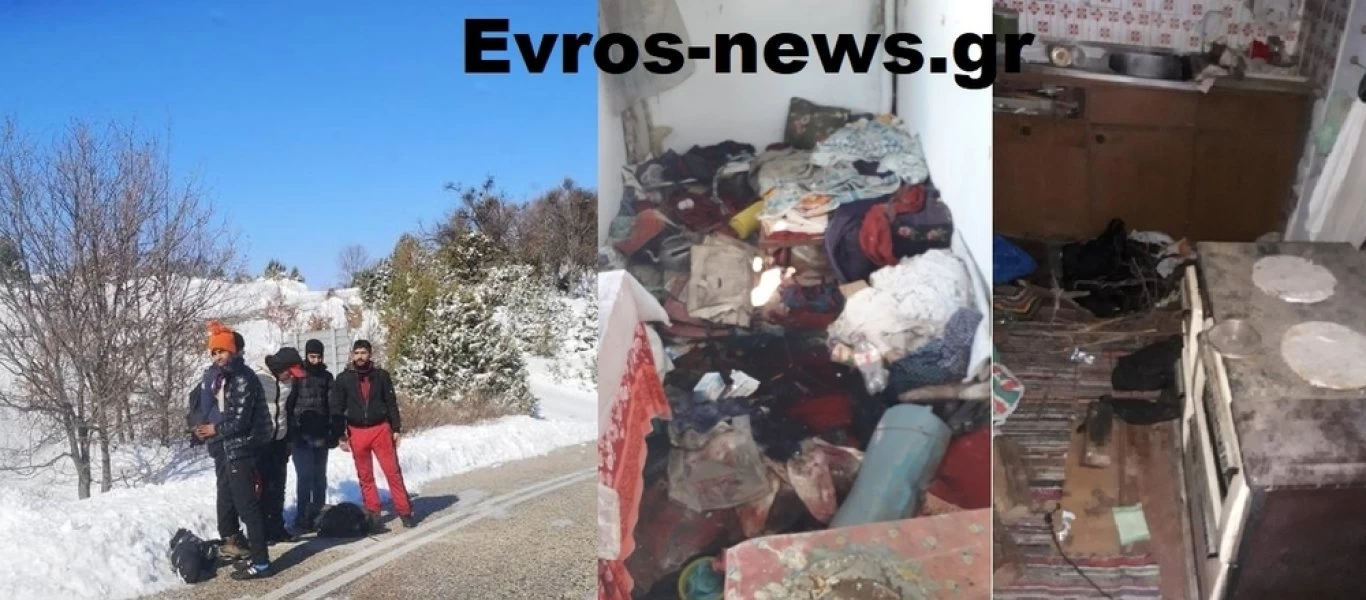 Κατάληψη παράνομων μεταναστών σε σπίτια στο Σουφλί - Άφησαν πίσω τους ένα χάος - Έρχονται στη χώρα και με χιόνια (φώτο)